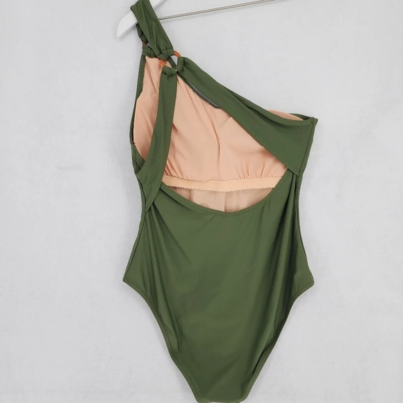 J. Crew One-shoulder Swimsuit with Tortoise Ring - Picture 5 of 12